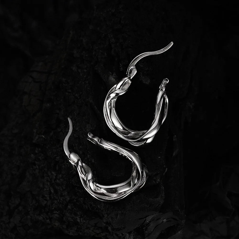 Huggies d’oreille torsadés E1147