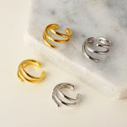 Manchette d'oreille à clipser en fil métallique E1108, 1 pièce