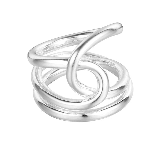 Anneau de cerceau en fil solide R1054