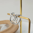 Anneau de cerceau en fil solide R1054