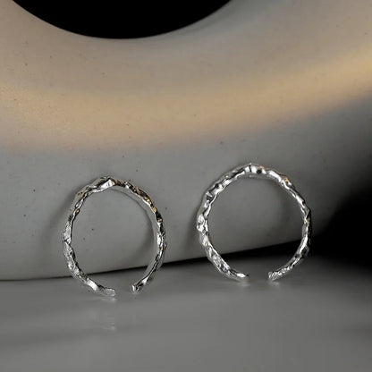 Bague irrégulière solitaire CZ R1182