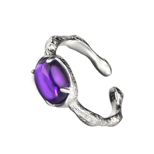 Bague Pierre de Naissance Violette R1212