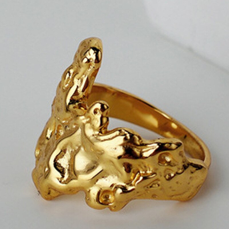 Bague Froissée Abstraite Épaisse R1057