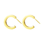 Boucles d'oreilles épaisses en forme de C E1019