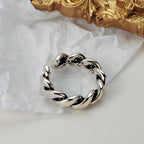 Anneau de chaîne en corde antique épaisse R1072