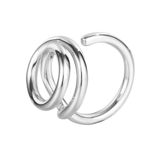 Bague Asymétrique Fil Épais R1124
