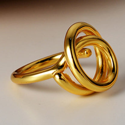 Bague Asymétrique Fil Épais R1124