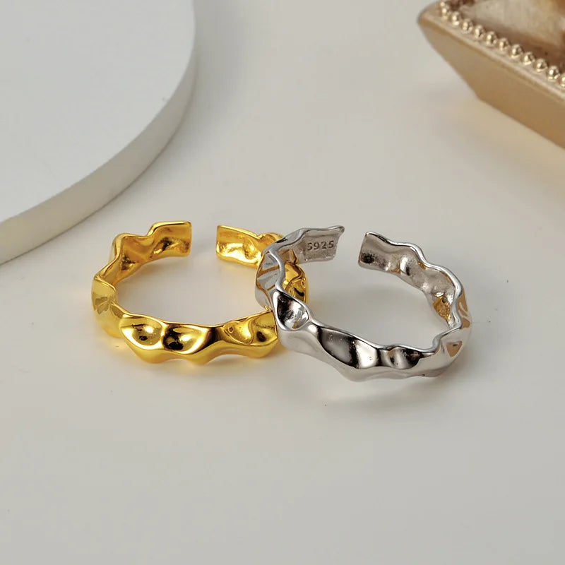 Anneau de bande irrégulier torsadé R1141