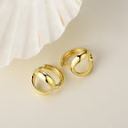 Boucles d'oreilles torsadées en forme de O E1000