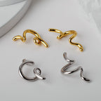 Boucles d'oreilles à clip en fil torsadé E1009 1 pièce