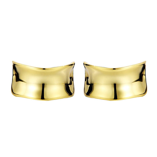 Boucles d'oreilles irrégulières ondulées E1018