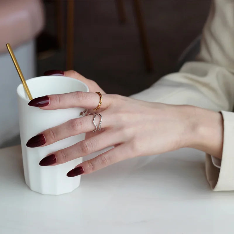 Anneau de fil ondulé R1120