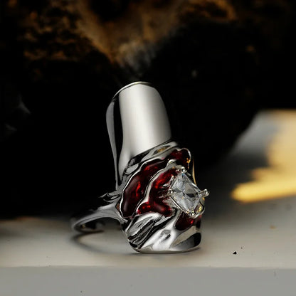 Anneau à ongles élément crâne R1203