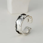Bague impressionniste antique déchirée R131