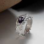 Bague irrégulière large et épaisse R1213
