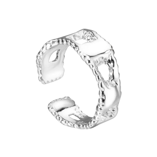 Large bague à motif brut en filigrane R1183