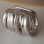 Huggies d'oreilles larges et avant-gardistes E1079 1 pièce