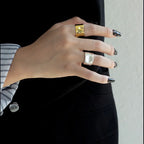 Bague Texture Ondulée Mat R1261