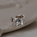 Bague épaisse à texture large et expressive R1281