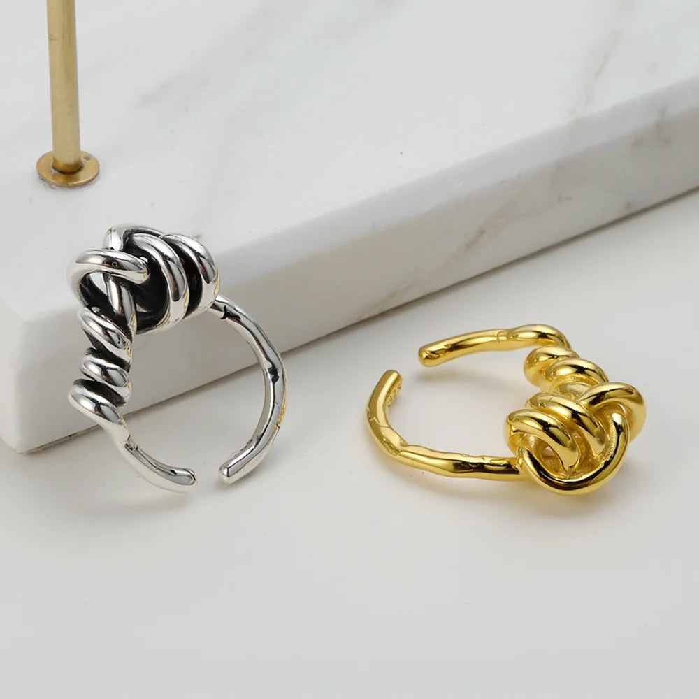 Anneau ouvert en fil enroulé R1096