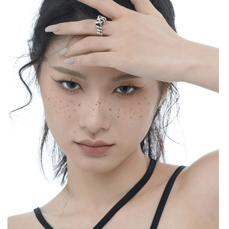 Anneau ouvert en fil enroulé R1096