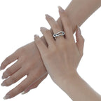 Bague Antique Noeud Filaire R164