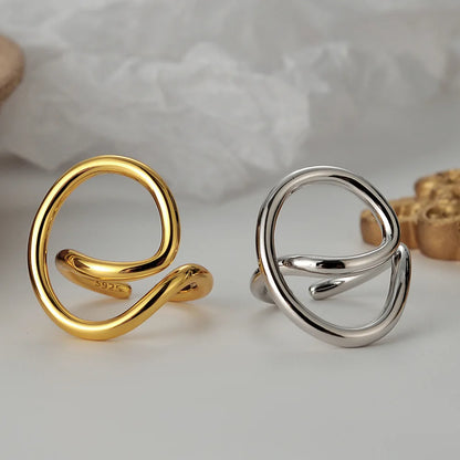 Bague irrégulière minimaliste filaire R1003