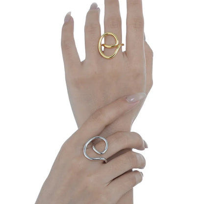 Bague irrégulière minimaliste filaire R1003