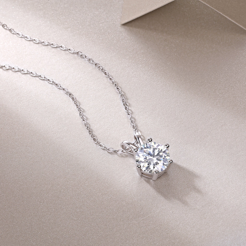 Solitiare Moissanite Pendant