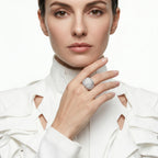 Domed Pavé Statement Ring