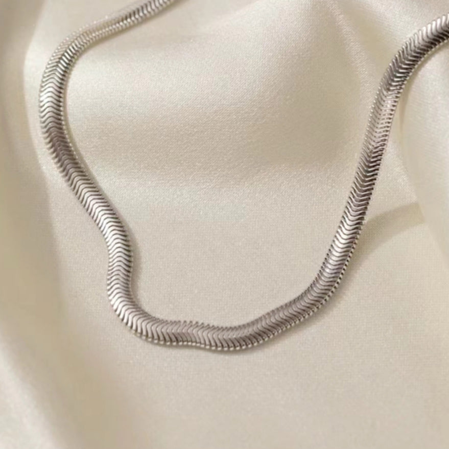 Herringbone Chain Necklace 4mm