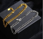 Double Layered Texture Chain Bracelet 4.8mm