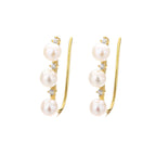 Boucles d'oreilles florales en perles d'eau douce PE1017
