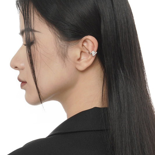 Manchette d'oreille solitaire CZ E1150, 1 pièce