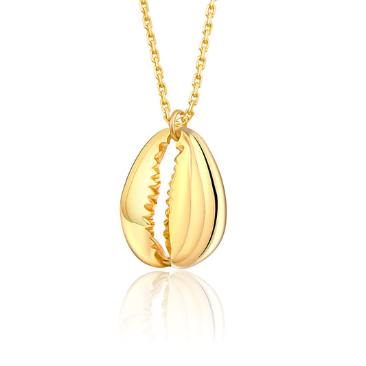 Pendentif coquille de trompette de conque N1012