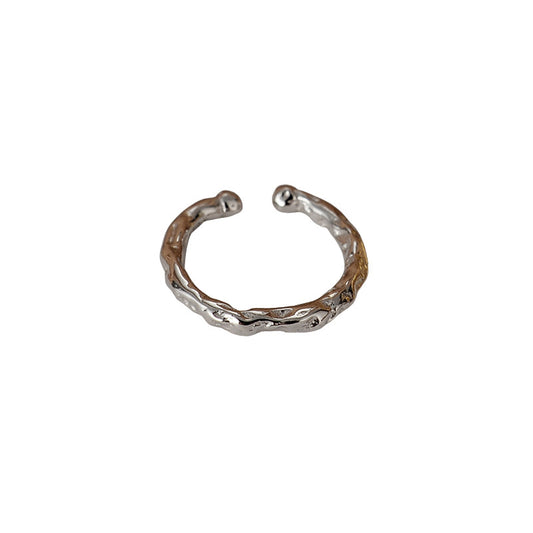 Boucles d'Oreilles Clip Texturées E1075 1 Pièce
