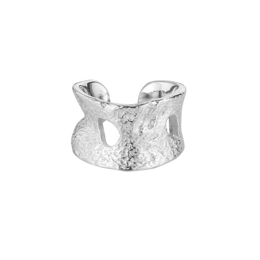 Manchette d'oreille à trou texturé E1072 1 pièce