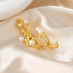 Pendentif brindille florale de perles d’eau douce uniquement PN1012