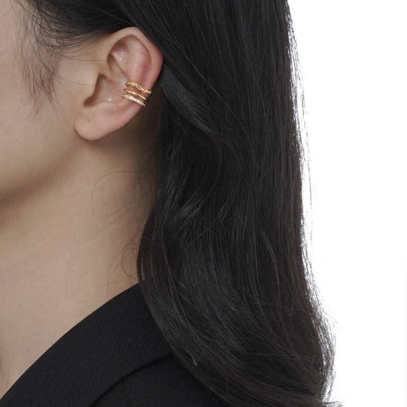 Boucles d'oreilles multi-brins en fil à motifs E1089 1 pièce