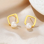 Boucles d'oreilles en fil de perles d'eau douce PE1043