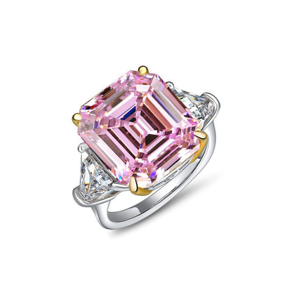 Bague de mariage fluorite morganite R0311