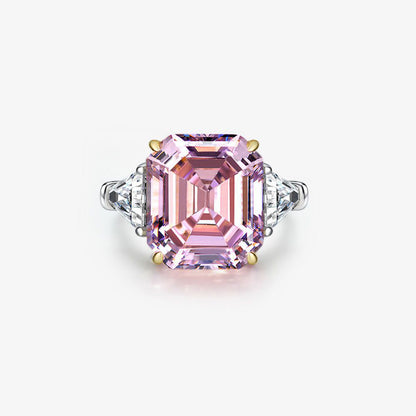 Bague de mariage fluorite morganite R0311