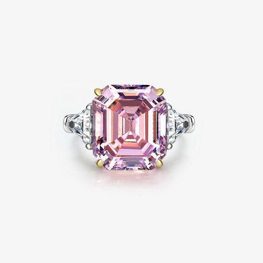 Bague de mariage fluorite morganite R0311