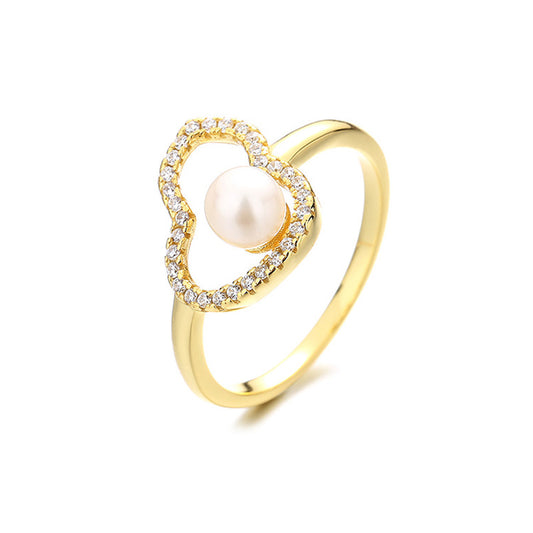 Bague Gourde Perle d'Eau Douce RN1007