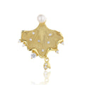 Pendentif Ginkgo en perles d'eau douce uniquement PN1008