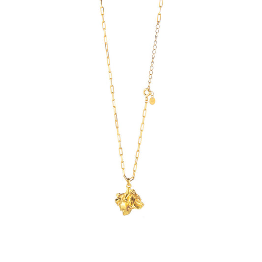 Collier à breloques froissé froissé N1021