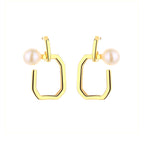 Boucles d'oreilles en fil de perles d'eau douce PE1041