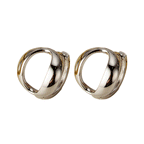 Boucles d'oreilles torsadées en forme de O E1000