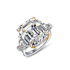 Bague de mariage fluorite morganite R0311