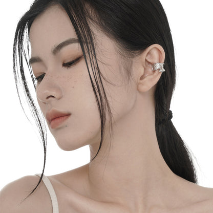 Boucle d'oreille texturée E1028 1 pièce